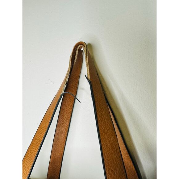 BEVERLY HILLS  POLO CLUB Brown Braided Handle Large Size Tote Handbag - Picture 7 of 14